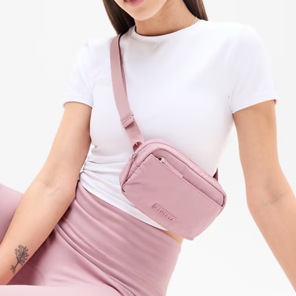 Athleta All About Crossbody Belt Bag (pebble pink) - Picture 6 of 9